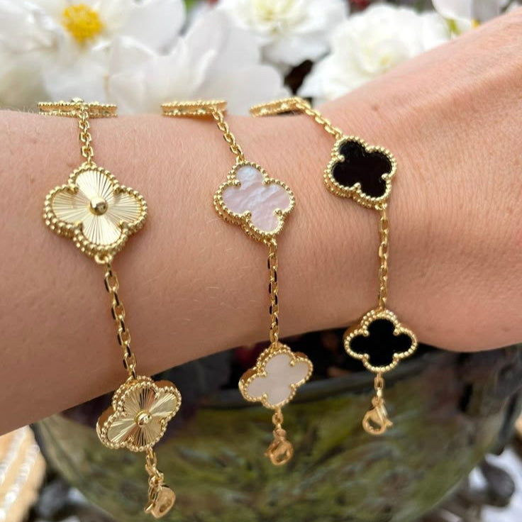 Bracelet 5 Motifs VC - Gold